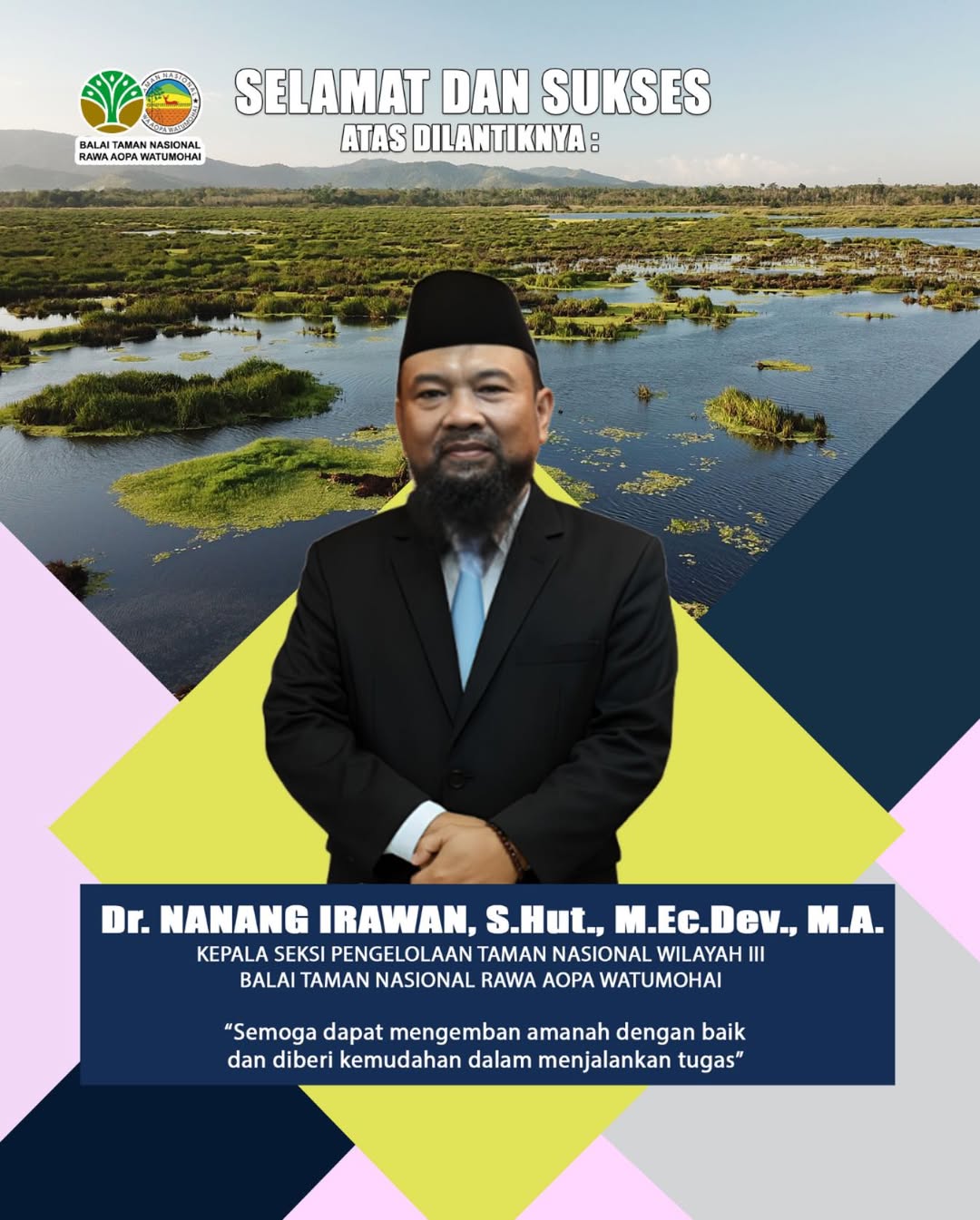 Dr. Nanang Irawan, S.Hut.,M.Ec.Dev.,M.A